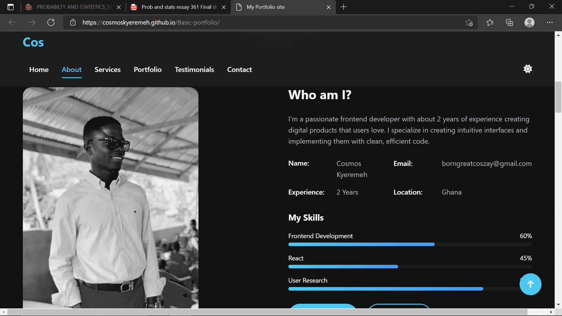 Portfolio Website